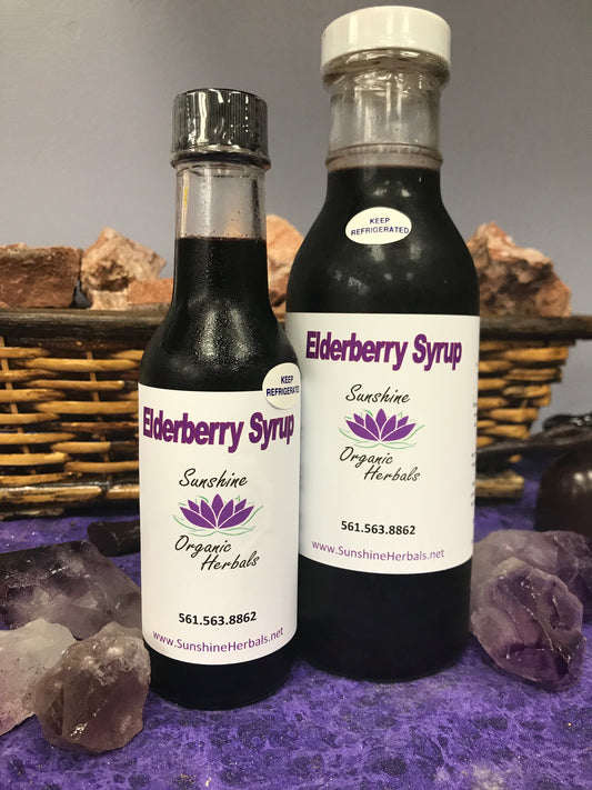 Elderberry Syrup - Sunshine Organic Herbals LLC