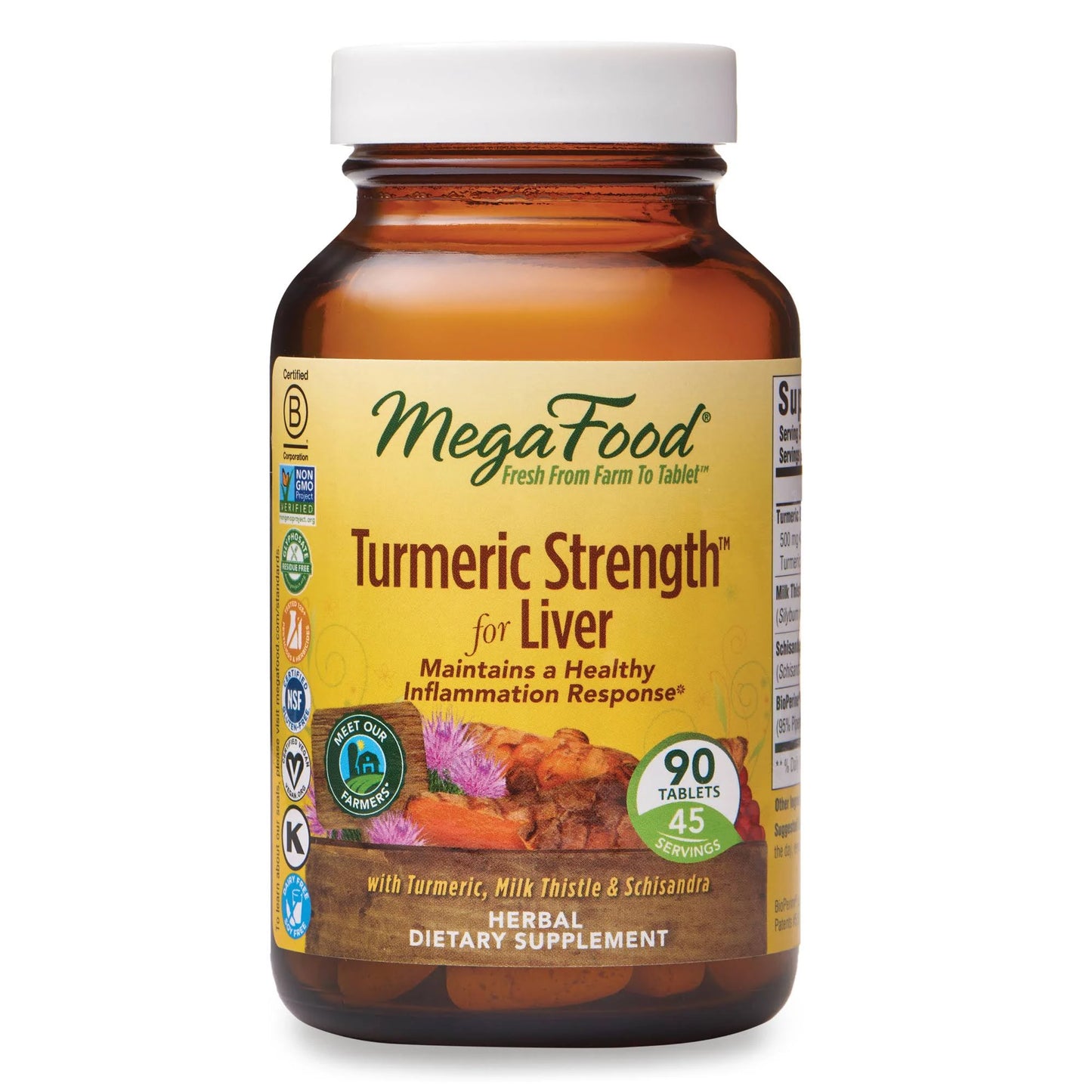 MegaFood Tumeric Strength for Liver